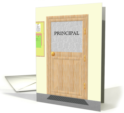 Thank You Principal Principal's Office card (1193676)
