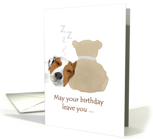 Birthday Sweet Dreams Snoring Dog card (1220460)