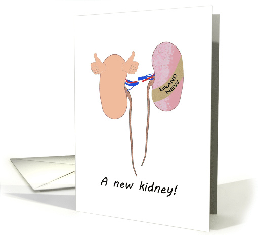 Get Well Brand New Kidney card (1228436)