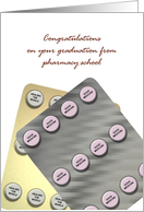 Congratulations Graduation from Pharmacy School card