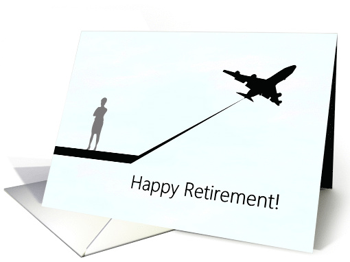 Congratulations On Retirement For Flight Attendant card (1260608)