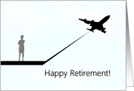 Congratulations On Retirement For Flight Attendant card