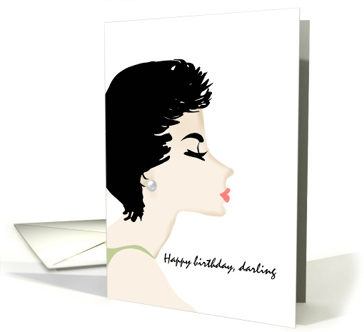 Birthday for Husband Wife with Birthday Kiss at the Ready card