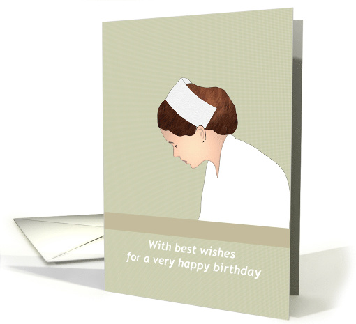 Birthday Nurse In Her Uniform And Cap card (1273250)