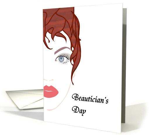 Beautician's Day, a pretty face card (1275412)