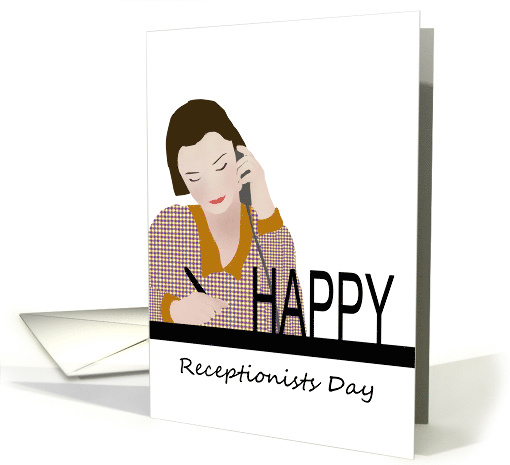 Receptionists Day Receptionist Answering The Telephone card (1275430)
