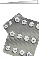 Pharmacist Day Written on Pills in Blister Packs card