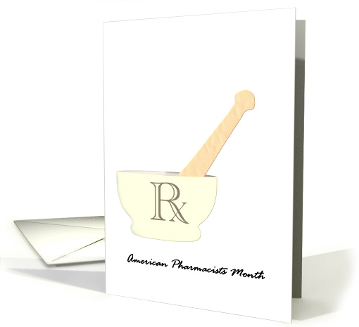 American Pharmacists Month Mortar and Pestle Prescription... (1275710)