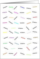 Little Wishes For A Friend card