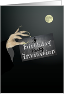 Birthday Fancy Dress Party Invitation Witches And Wizards card