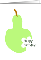 Birthday Huge Pear card