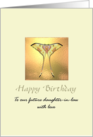 Birthday for Future Daughter-in-Law Pretty Moon Moth card