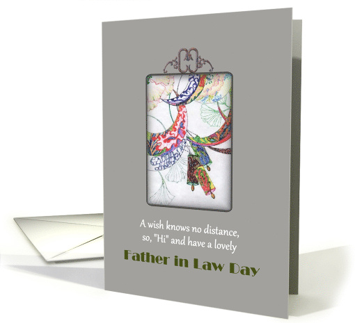 Father in Law Day Estranged Father in Law Lovely Wall Decoration card