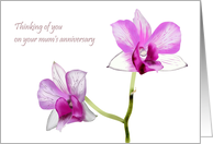 Remembering Your Mum Purple Orchids card