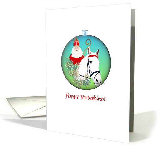 Happy Sinterklaas Sinterklaas On A White Horse card (1311390)