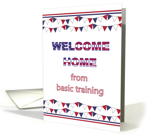 Welcome home from basic training card (1315254)