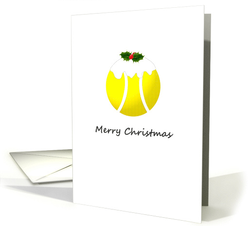 Christmas Tennis Ball With Icing On Top and Holly Berries card