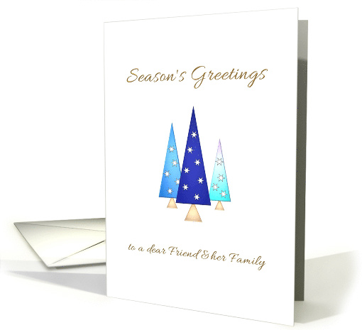 Christmas Season's Greetings for Friend and Family Trees... (1332024)