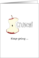 Get Well Soon Apple Core card