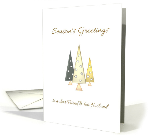 Christmas Season's Greetings for Friend and Husband Trees... (1339032)