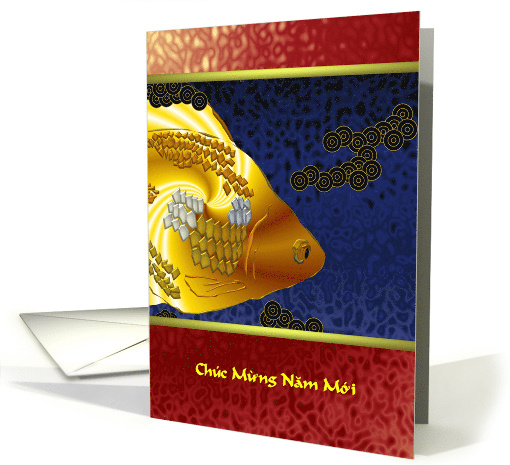 Vietnamese Lunar New Year Chuc Mung Nam Moi Goldfish card (1343134)