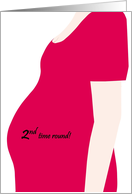 Congratulations 2nd Pregnancy Expecting Mom’s Profile card