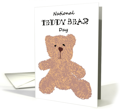 National Teddy Bear Day Just Teddy card (1347372)