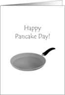 Pancake Day Illustration Of A Frying Pan Other Mardi Gras card