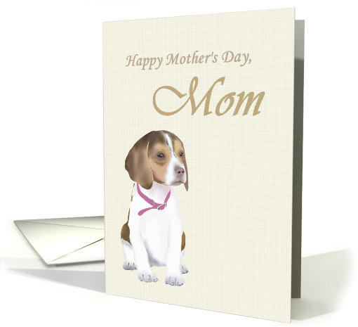 Mother's Day Cute Beagle Dog card (1360992)