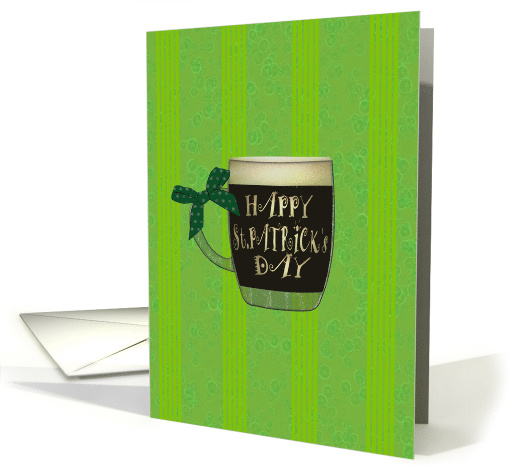 St. Patrick's Day A Pint Of Delicious Stout card (1361374)