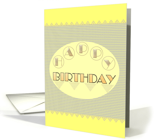 Birthday Retro Greeting card (1365642)