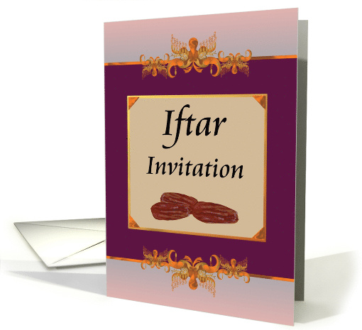Iftar Invitation Sweet Dates card (1367432)
