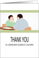 Thank You Guidance Counselor Counselor With Student card