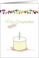 Birthday for Granddaughter in Spanish Feliz Cumpleanos Nieta card