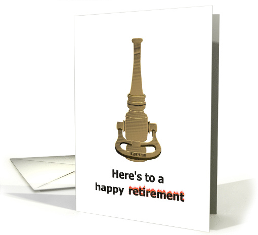 Firefighter Retirement Vintage Fire Hose Nozzle... (1378756)