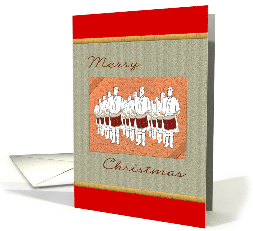 Christmas Twelve Drummers 12 Days Of Christmas card (1379374)