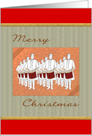 Christmas Twelve Drummers 12 Days Of Christmas card
