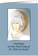 Feast of St. Clare...