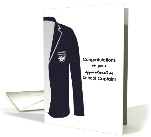 Congratulations To School Captain School Blazer With... (1389300)
