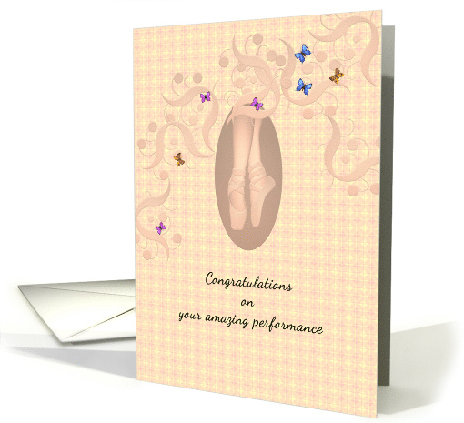 Congratulations On Ballet Performance Illustration... (1390294)
