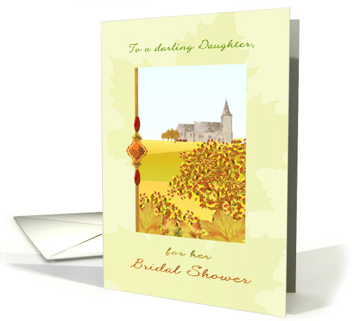 Bridal Shower for Daughter Fall in the Countryside card (1392534)