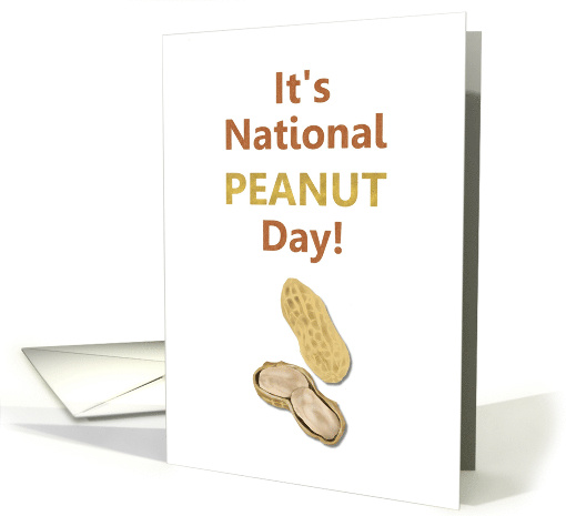 National Peanut Day on September 13 Shelled Peanut card (1394968)