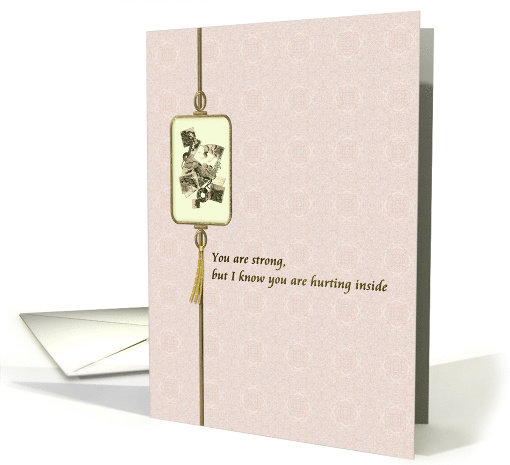 Loss of Child Bereavement from One Parent to the Other card (1395598)