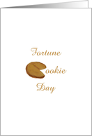 Fortune Cookie Day September 13 card
