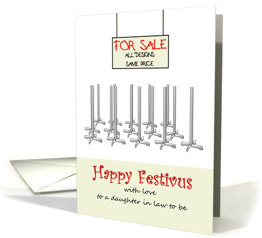 Happy Festivus for Daughter In Law To Be Festivus Poles For Sale card