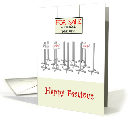 Happy Festivus, festivus poles for sale card (1402836)