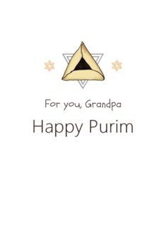 Purim for Grandpa...