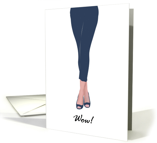 Birthday For Wife Slim Legs In High Heels card (1404324)