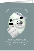 Medical Assistants Recognition Week Medical Instruments card