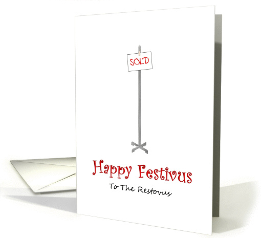 Client request Festivus To The Restovus card (1406402)